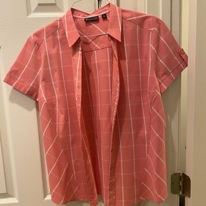 Pink Short Sleeve Blouse